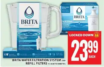 Food Basics Brita Water Filtration System offer