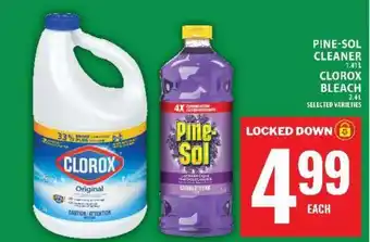 Food Basics Pine-Sol Cleaner & Clorox Bleach offer