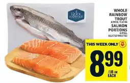 Food Basics Whole Rainbow Trout & Salmon Portions offer
