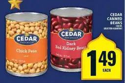 Food Basics CEDAR CANNED BEANS offer