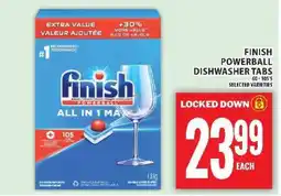 Food Basics FINISH POWERBALL DISHWASHER TABS offer