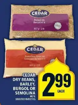 Food Basics Cedar Dry Beans, Barley, Burgol or Semolina offer