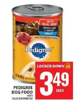 Food Basics Pedigree Dog Food offer