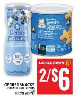 Food Basics Gerber Snacks offer