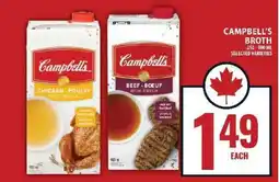 Food Basics CAMPBELL’S BROTH offer