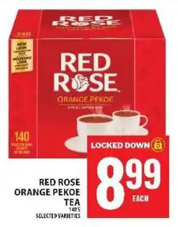 Food Basics RED ROSE Orange Pekoe Tea offer