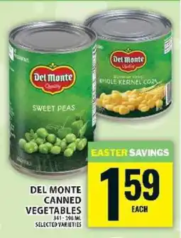 Food Basics DEL MONTE CANNED VEGETABLES offer