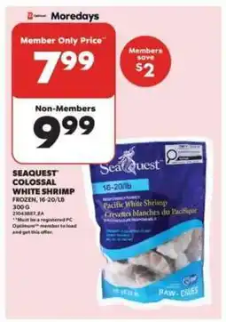 Real Canadian Superstore SEAQUEST COLOSSAL WHITE SHRIMP offer