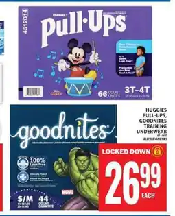 Food Basics Huggies Pull-Ups, Goodnites Training Underwear offer