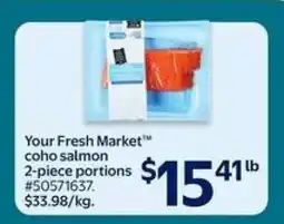 Walmart Your Fresh Market Coho Salmon offer