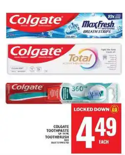 Food Basics Colgate Toothpaste/Toothbrush offer