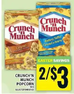 Food Basics CRUNCH’N MUNCH POPCORN offer