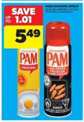 Real Canadian Superstore PAM COOKING SPRAY offer