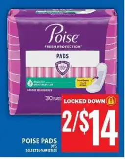 Food Basics POISE PADS offer