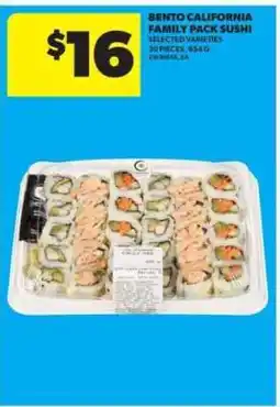 Real Canadian Superstore Bento California Family Pack Sushi offer