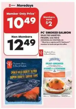 Real Canadian Superstore PC Smoked Salmon offer