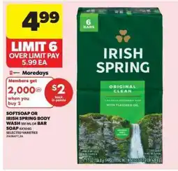 Real Canadian Superstore Irish Spring Original Clean Soap offer