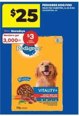 Real Canadian Superstore Pedigree Dog Food offer