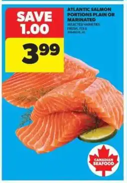 Real Canadian Superstore ATLANTIC SALMON PORTIONS offer