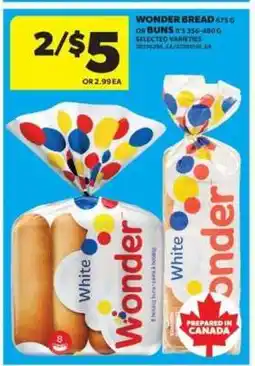 Real Canadian Superstore Wonder Bread or Buns offer