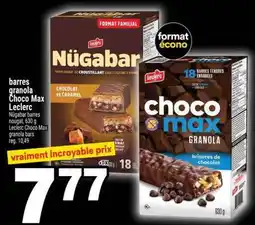 Super C BARRES GRANOLA CHOCO MAX LECLERC offer