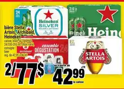 Super C bière Stella Artois, Archibald, Heineken offer