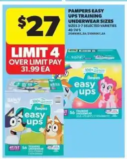 Real Canadian Superstore Pampers Easy-Ups Training Underwear offer