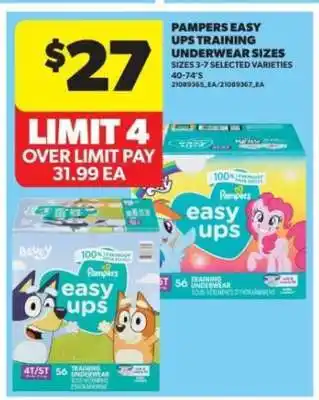 Real Canadian Superstore Pampers Easy-Ups Training Underwear offer