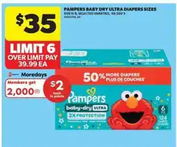Real Canadian Superstore Pampers Baby Dry Ultra Diapers Sizes offer