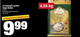Super C riz basmati à grains longs Kubba offer