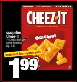 Super C craquelins Cheez-It offer