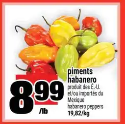 Super C piments habanero offer
