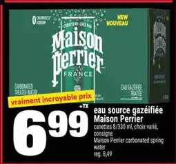 Super C eau source gazéifiée Maison Perrier offer