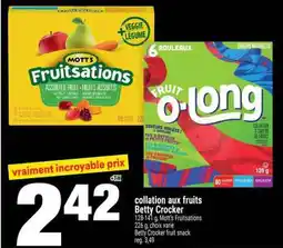 Super C collation aux fruits Betty Crocker offer
