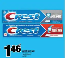 Super C DENTIFRICE CREST offer