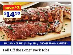 M & M Food Market Fall Off the Bone Back Ribs offer