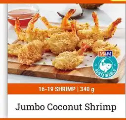 M & M Food Market Jumbo Coconut Shrimp offer