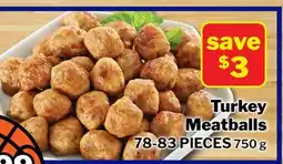 M & M Food Market Turkey Meatballs offer