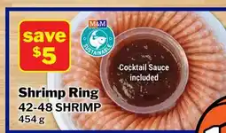 M & M Food Market Shrimp Ring offer