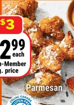 M & M Food Market Parmesan offer