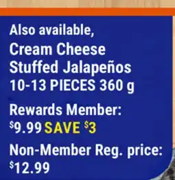M & M Food Market Cream Cheese Stuffed Jalapeños offer