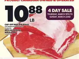 Independent City Market CAP-OFF BEEF RIB ROAST offer