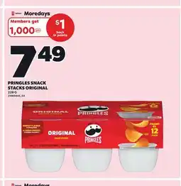 Independent City Market PRINGLES SNACK STACKS ORIGINAL offer