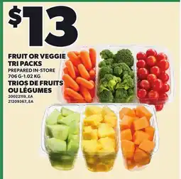 Independent City Market FRUIT OR VEGGIE TRI PACKS, 706 G-1.02 KG offer