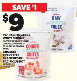 Independent City Market PC PACIFIC LARGE WHITE SHRIMP offer