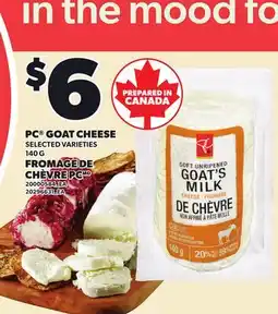 Independent City Market PC GOAT CHEESE offer