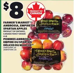 Independent City Market FARMER'S MARKET AMBROSIA, EMPIRE OR SPARTAN APPLES, 4 LB offer