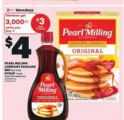 Independent City Market PEARL MILLING COMPANY PANCAKE MIX, 905 G OR SYRUP, 710 ML offer