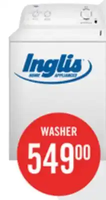 The Brick Inglis 4.0 Cu. Ft. Top-Load Washer - White - ITW4871FW offer