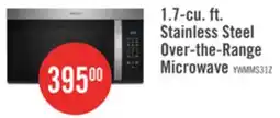 The Brick Whirlpool 1.7 Cu. Ft. Over-the-Range Microwave - Fingerprint Resistant Stainless Steel - YWMMS3130RZ offer